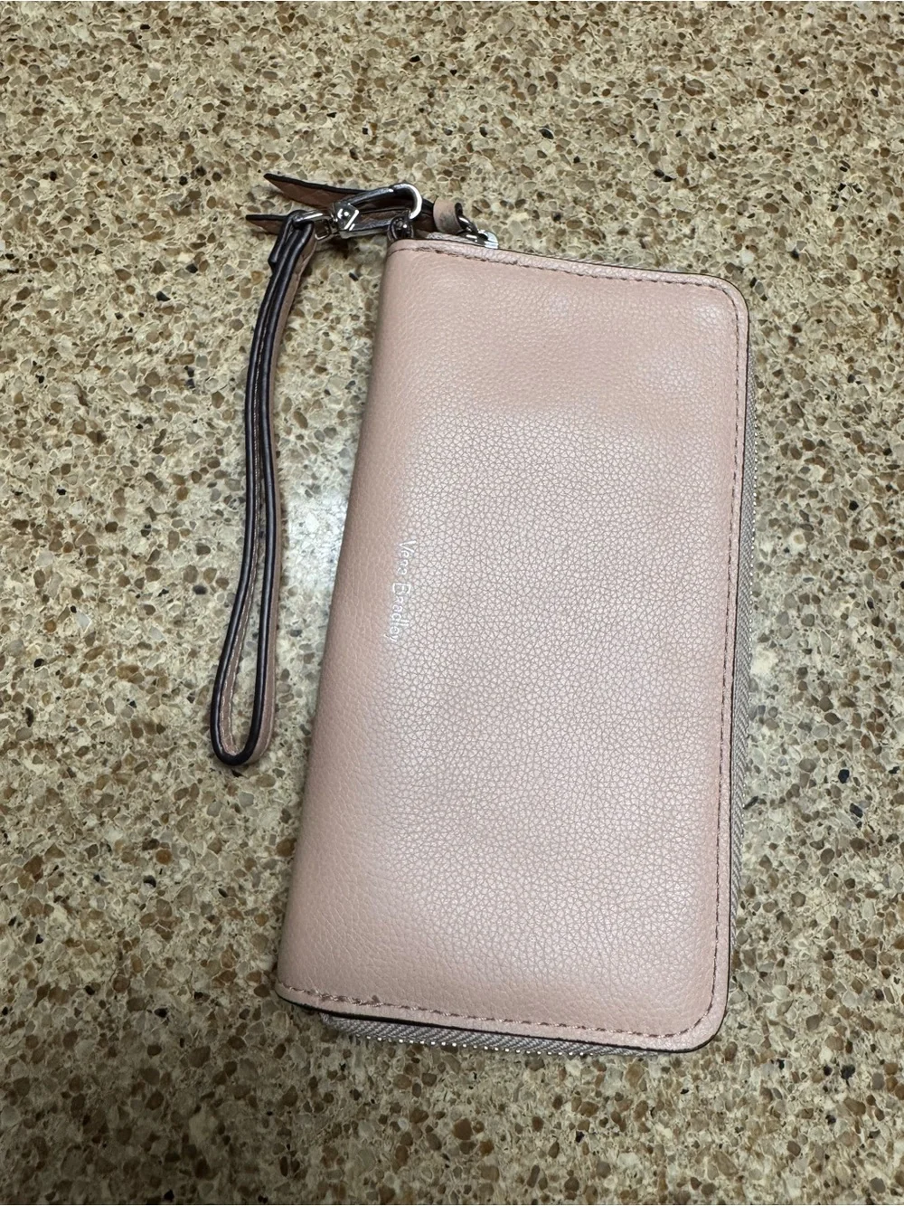 Vera Bradley Soft Pink Zip-Around Wristlet Wallet - Picture 6 of 13